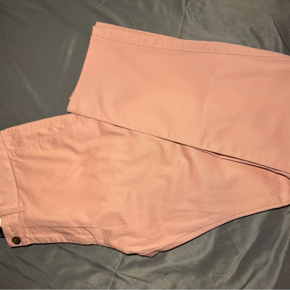 J. Crew Pink Straight Leg Men’s Khakis 32x34